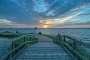 Promenade-Steg-Sonnenuntergang-Steinhude-Steinhuder Meer-Landschaften-Abendstimmung-See-C_SAM_0851