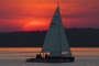 Segler-Fotos-Bilder-Segelboot-rot-Sonnenuntergang-Abendstimmung-Abendrot-Steinhude-Steinhuder Meer-A_NIK500_4122a